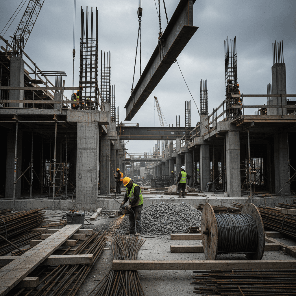 Bauarbeiten und Bauleitung