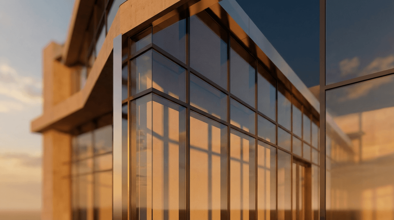 Modernes Berliner Bürogebäude mit professioneller Reinigung